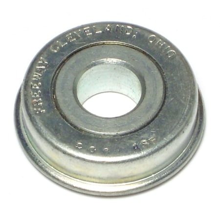 1/2 X 1-3/8 Zinc Plated Steel Flange Bearings 3PK